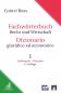 Preview: Fachwörterbuch Recht und Wirtschaft = Dizionario giuridico ed economico • Band 1: Italienisch-Deutsch = Volume 1: Italiano-Tedesco | Conte