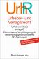 Mobile Preview: Urheber- und Verlagsrecht : UrhR | dtv Textausgaben