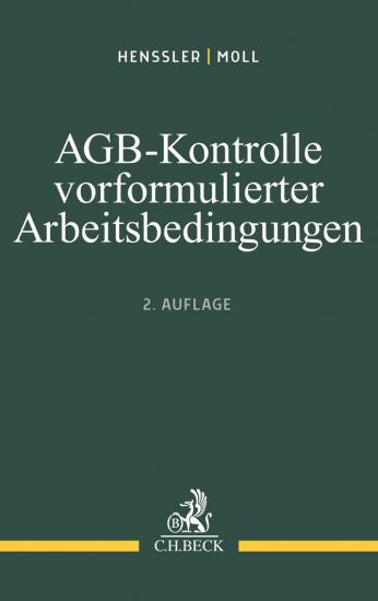 AGB-Kontrolle vorformulierter Arbeitsbedingungen | Henssler