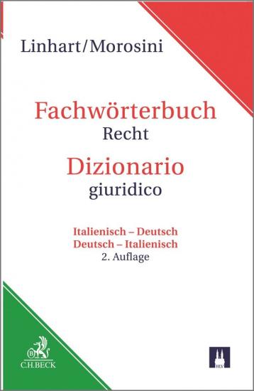 Fachwörterbuch Recht = Dizionario giuridico | Linhart