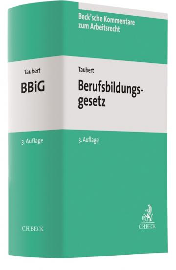 Berufsbildungsgesetz: BBiG | Taubert