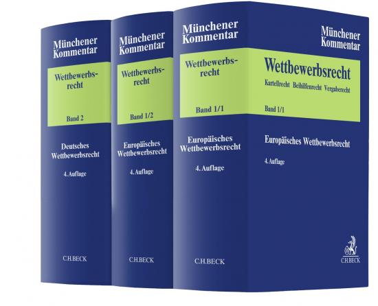 Münchener Kommentar zum Wettbewerbsrecht: Band 1: Europäisches Wettbewerbsrecht / Band 2: Deutsches Wettbewerbsrecht Gesetz gegen Wettbewerbsbeschränkungen (GWB), §§ 1-96, 185, 186 | Bien