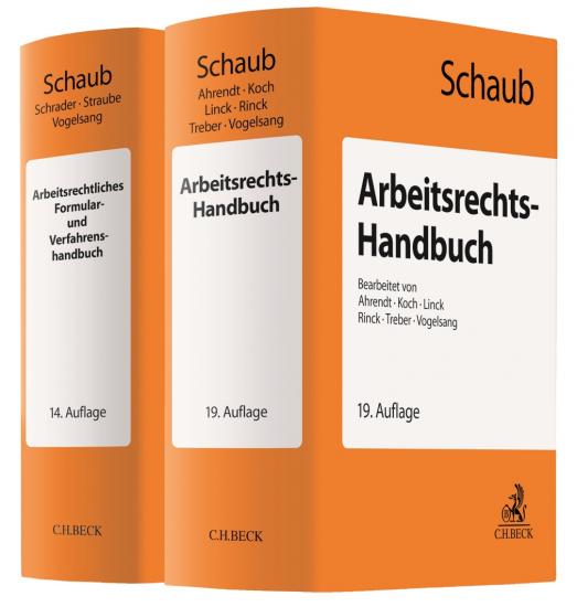 Arbeitsrechts-Handbuch und Arbeitsrechtliches Formular- und Verfahrenshandbuch • Set | Schaub