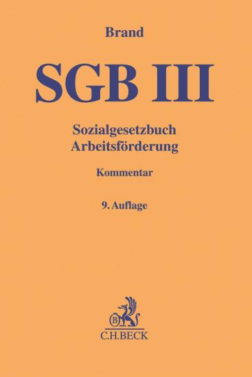 Sozialgesetzbuch • Arbeitsförderung SGB III | Brand