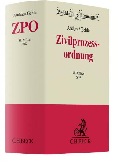 Zivilprozessordnung: ZPO | Anders / Gehle (vormals Baumbach)
