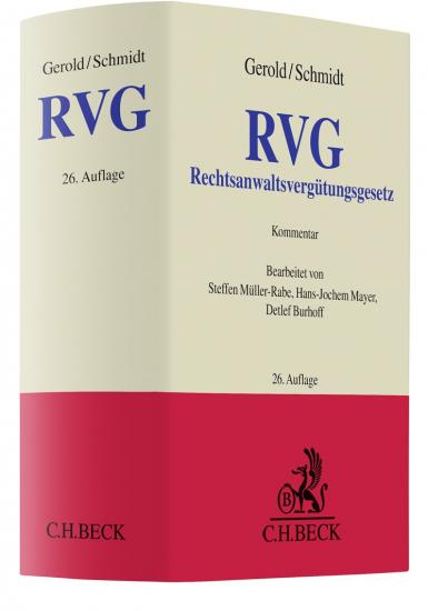 Rechtsanwaltsvergütungsgesetz: RVG | Gerold