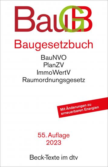 Baugesetzbuch: BauGB | dtv Textausgabe