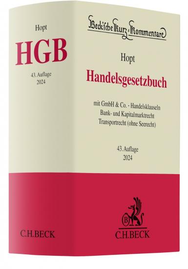 Hopt HGB: Handelsgesetzbuch | Kommentar (vormals Baumbach / Hopt)