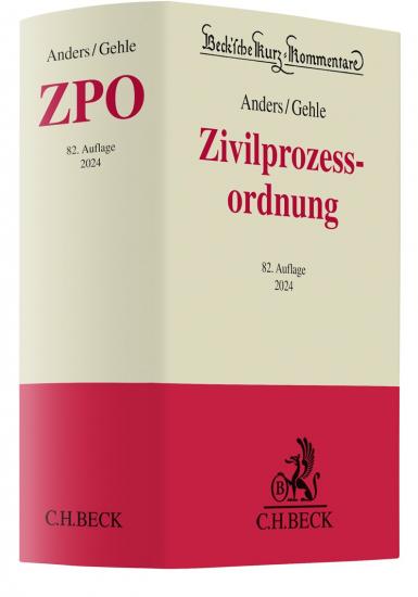 Anders/Gehle ZPO: Zivilprozessordnung | Kommentar (vormals Baumbach)