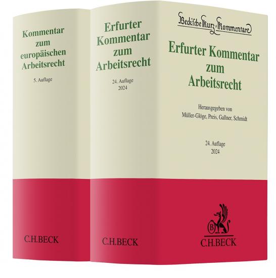 Paket: Erfurter Kommentar zum Arbeitsrecht (24. Aufl.) + Kommentar zum europäischen Arbeitsrecht (5. Aufl.)