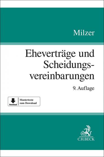 Handbuch Eheverträge und Scheidungsvereinbarungen | Milzer (vormals Langenfeld)