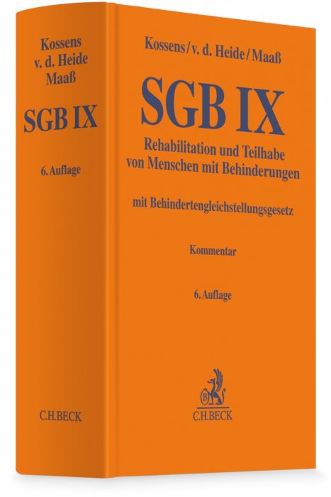SGB IX • Rehabilitation und Teilhabe von Menschen mit Behinderungen mit Behindertengleichstellungsgesetz | Kossens