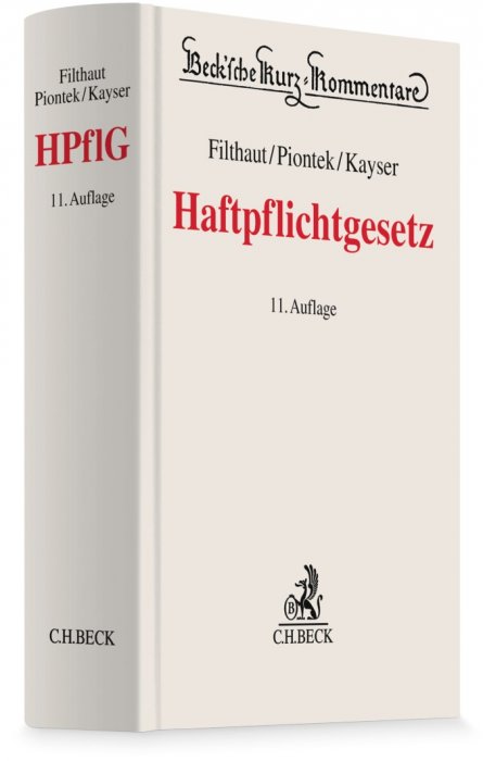 Haftpflichtgesetz: HaftpflichtG | Filthaut