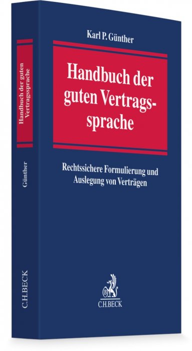 Handbuch der guten Vertragssprache | Günther