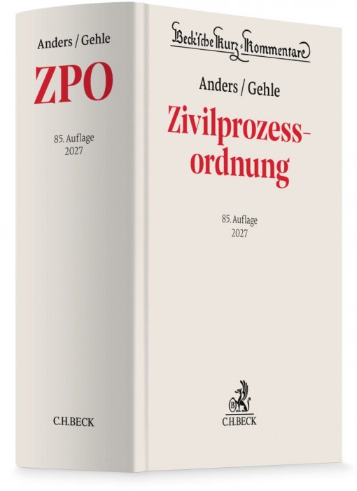 Anders / Gehle ZPO : Zivilprozessordnung | Kommentar (vormals Baumbach)