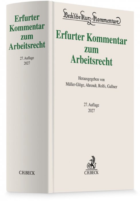 Erfurter Kommentar zum Arbeitsrecht | Müller-Glöge