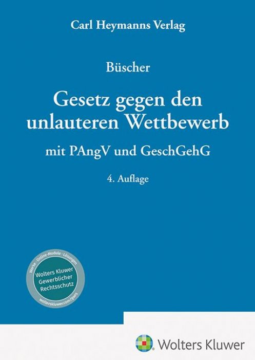 Gesetz gegen den unlauteren Wettbewerb | Büscher