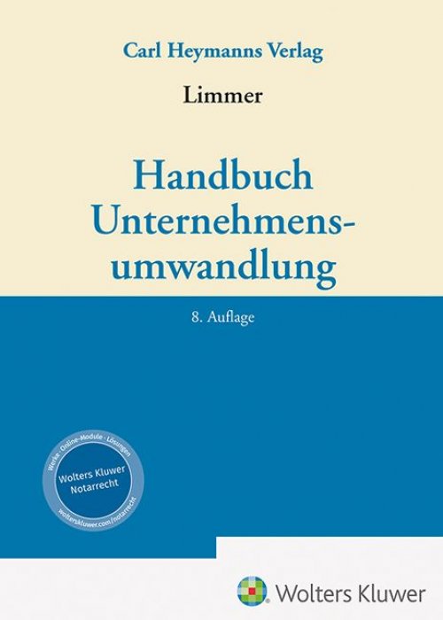 Handbuch Unternehmensumwandlung | Limmer