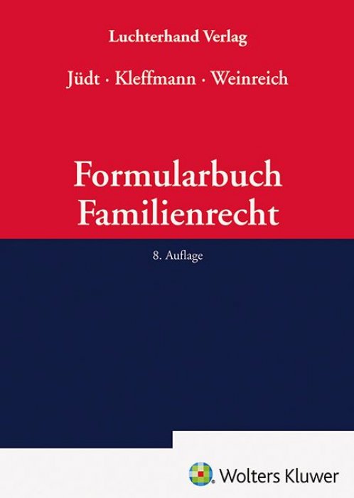 Formularbuch Familienrecht | Jüdt
