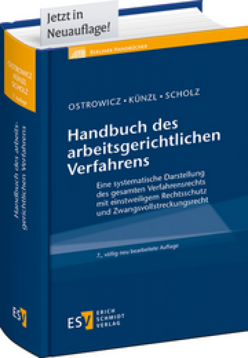 Handbuch des arbeitsgerichtlichen Verfahrens | Ostrowicz