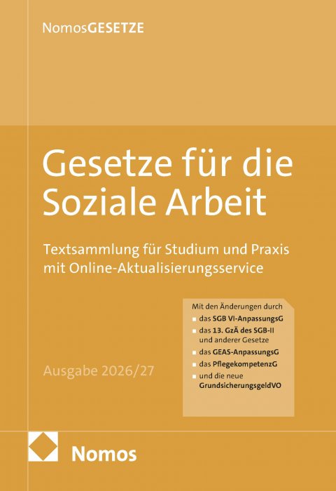 Gesetze für die Soziale Arbeit | NomosGesetze