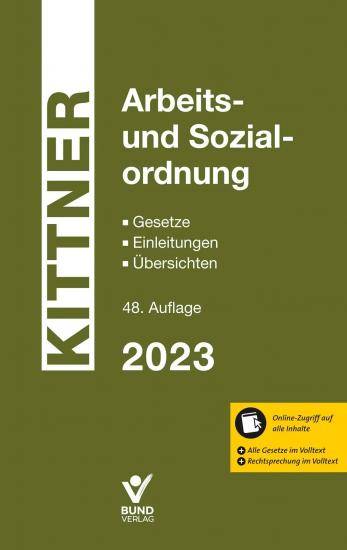 Arbeits- und Sozialordnung 2023 | Kittner