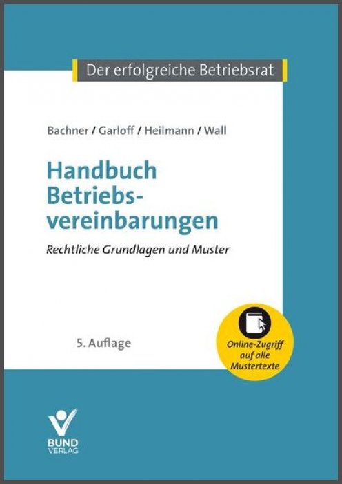 Handbuch Betriebsvereinbarungen | Bachner