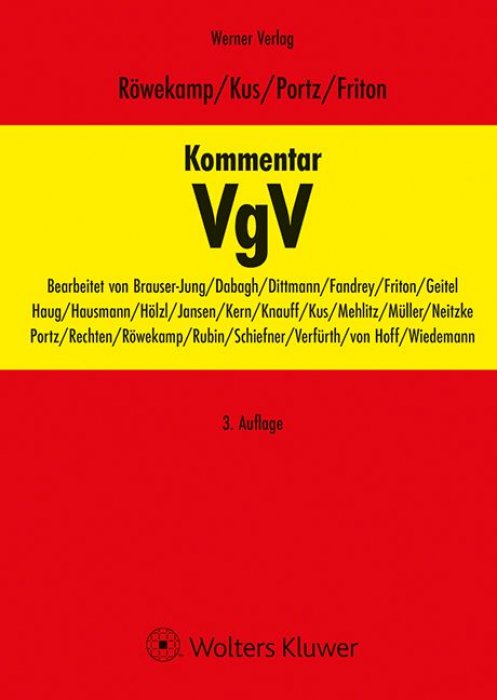 Kommentar zur VgV | Röwekamp