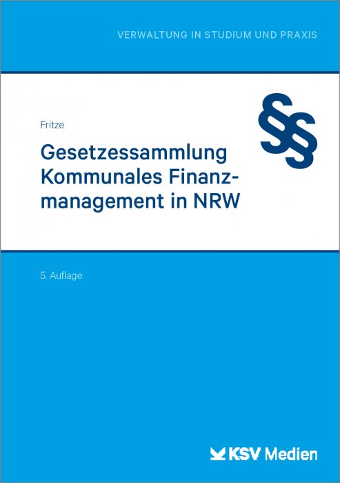 Gesetzessammlung Kommunales Finanzmanagement in NRW | Fritze