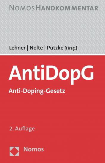 Anti-Doping-Gesetz: AntiDopG | Lehner