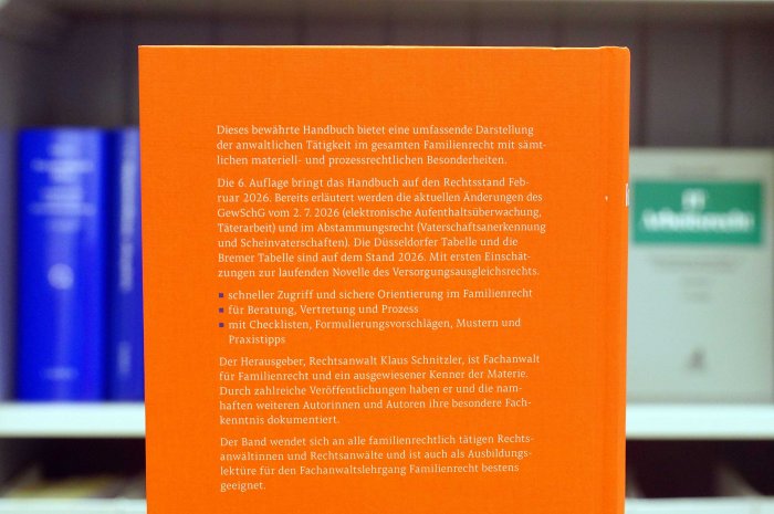 Preview: Münchener Anwaltshandbuch Familienrecht | Schnitzler