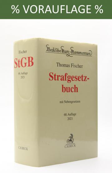 VORAUFLAGE - StGB | Fischer