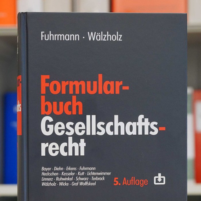 Formularbuch Gesellschaftsrecht | Fuhrmann