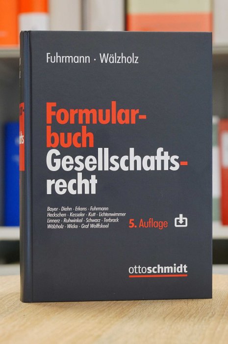 Preview: Formularbuch Gesellschaftsrecht | Fuhrmann