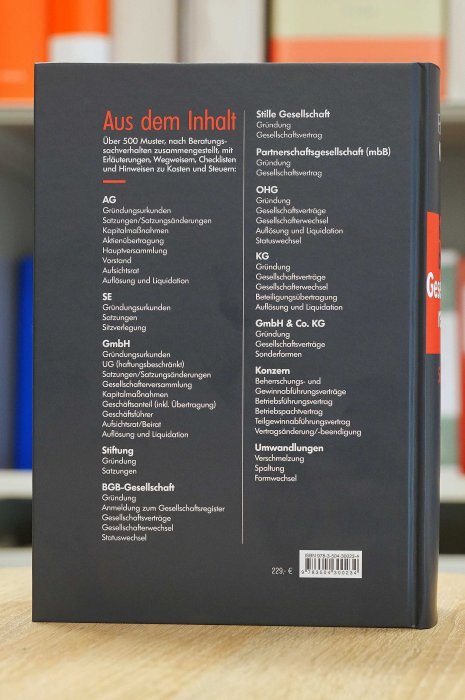 Preview: Formularbuch Gesellschaftsrecht | Fuhrmann