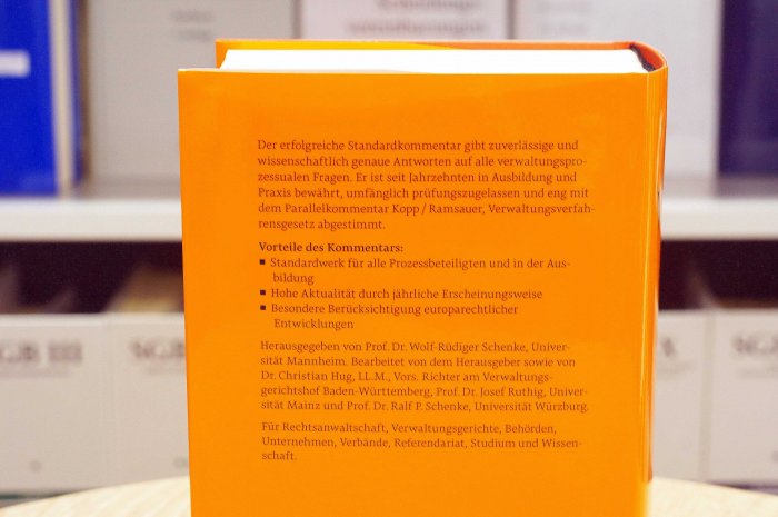 Preview: Kopp VwGO: Verwaltungsgerichtsordnung | Kommentar