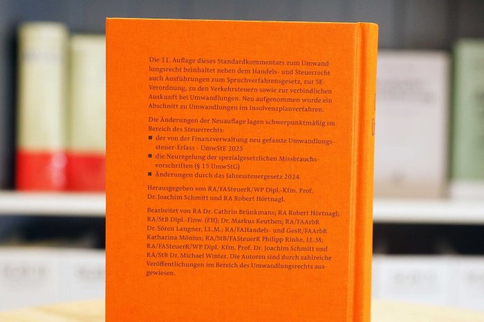 Umwandlungsgesetz, Umwandlungssteuergesetz: UmwG, UmwStG | Schmitt
