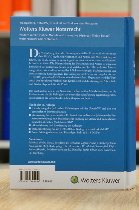 Preview: Weingärtner, NotAktVV / DONot-Kommentar | Weingärtner