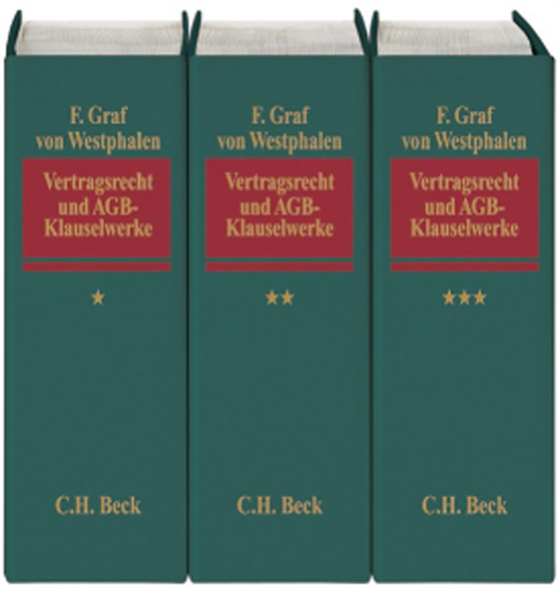 Vertragsrecht und AGB-Klauselwerke - Loseblattwerk | Graf von Westphalen