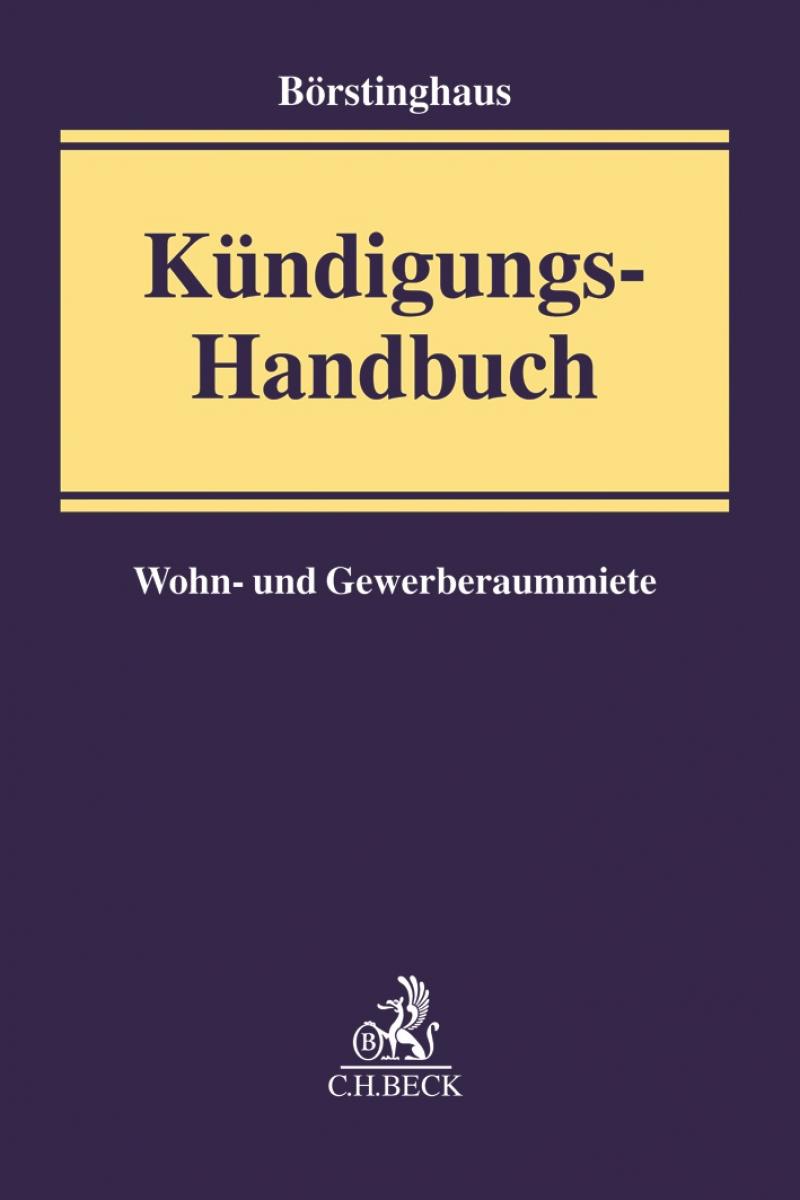 Kündigungs-Handbuch | Börstinghaus