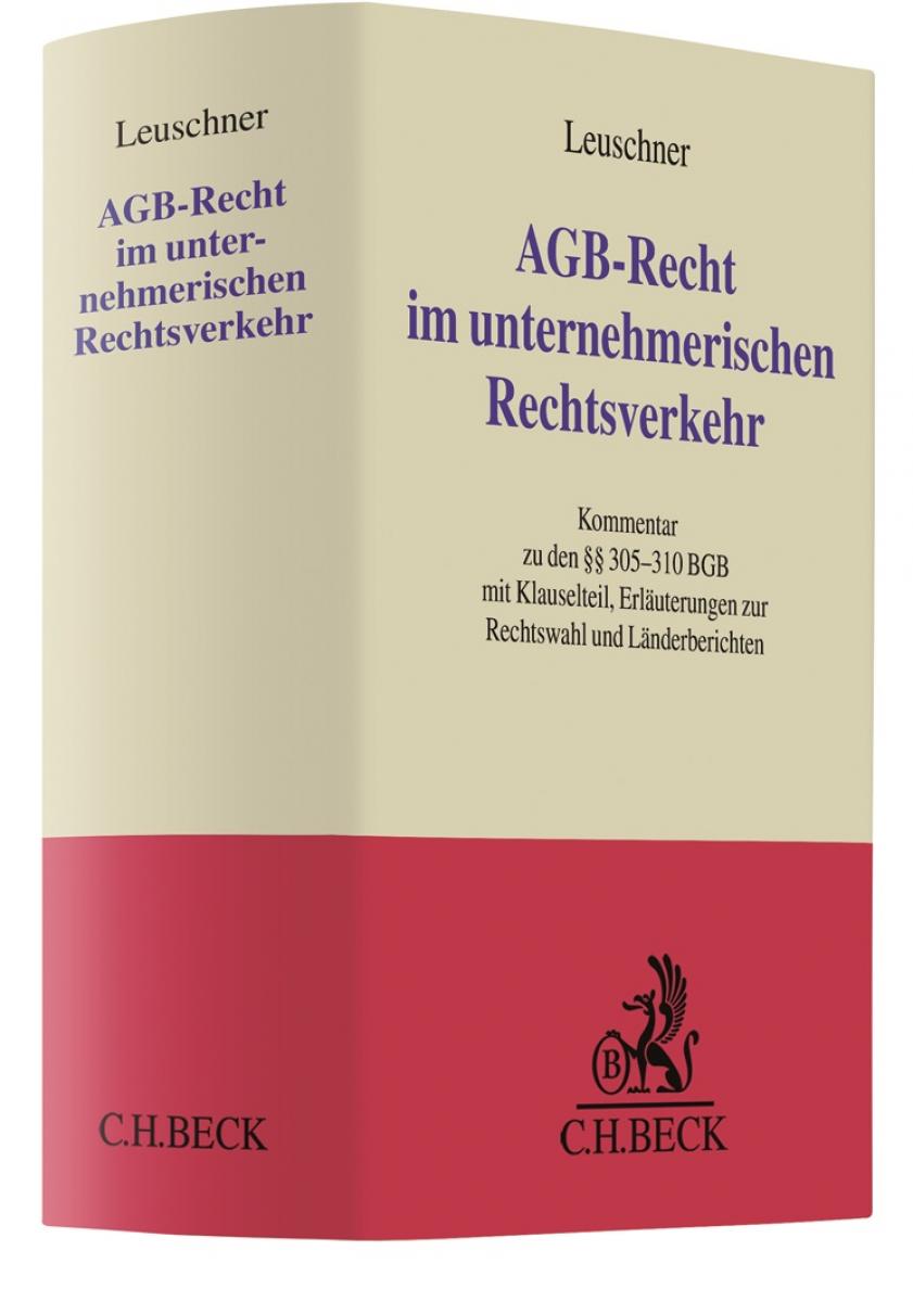 AGB-Recht im unternehmerischen Rechtsverkehr | Leuschner