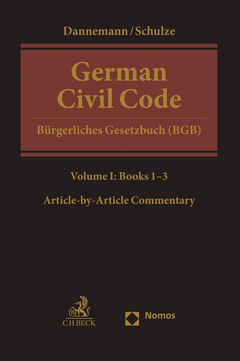 German Civil Code Volume I = Bürgerliches Gesetzbuch (BGB) | Dannemann