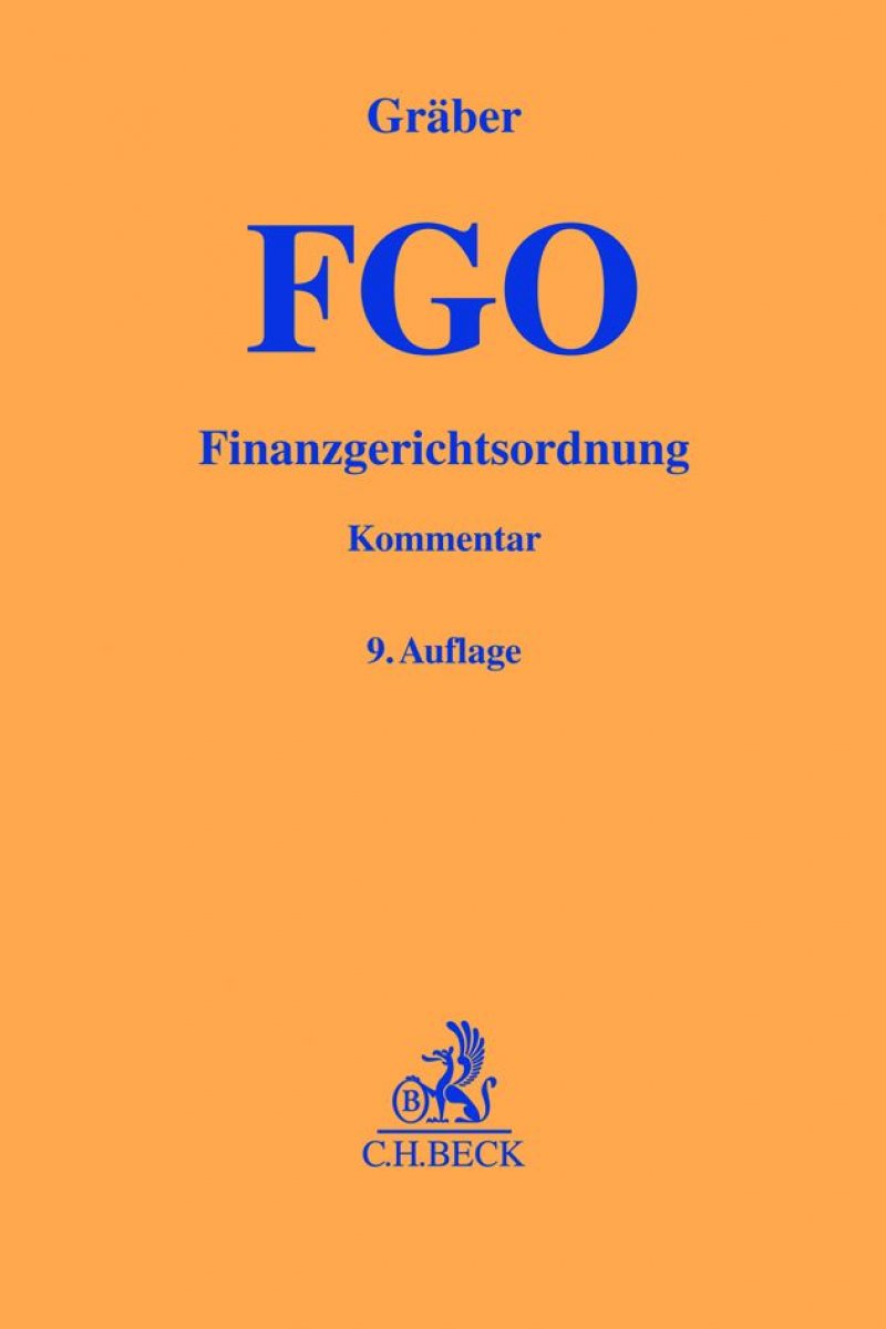 Finanzgerichtsordnung: FGO | Gräber