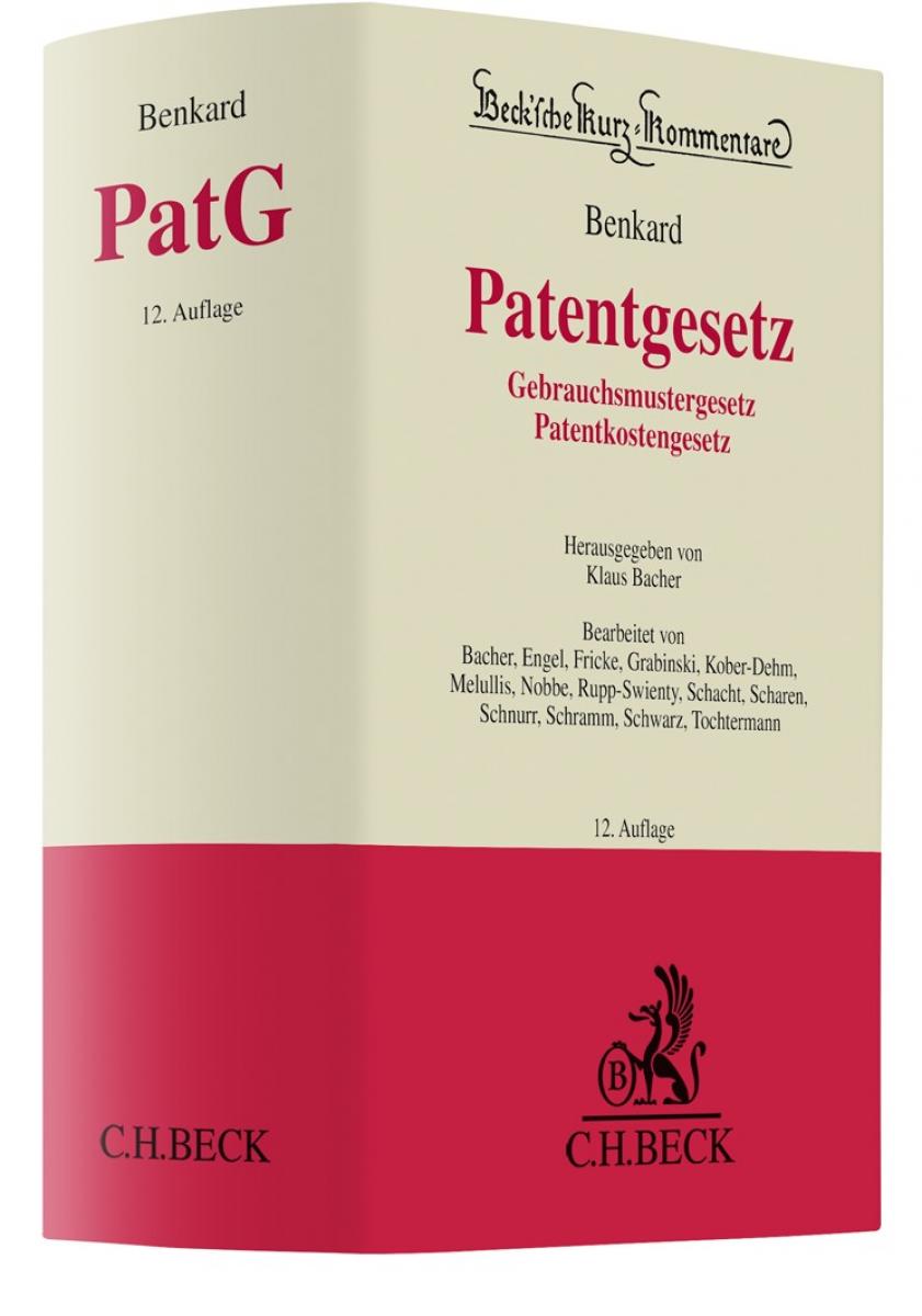 Patentgesetz: PatG | Benkard