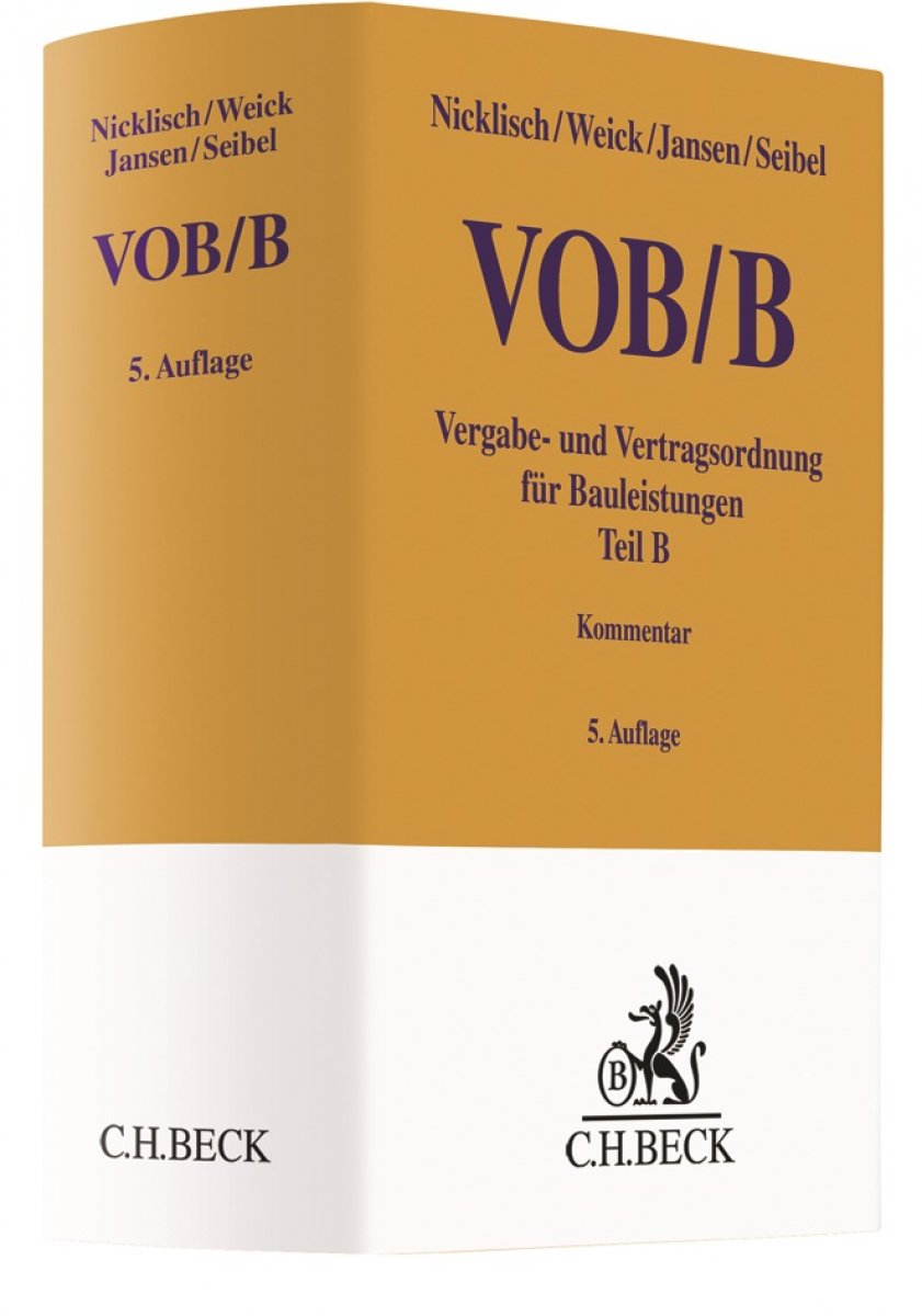 VOB Teil B: VOB/B | Nicklisch