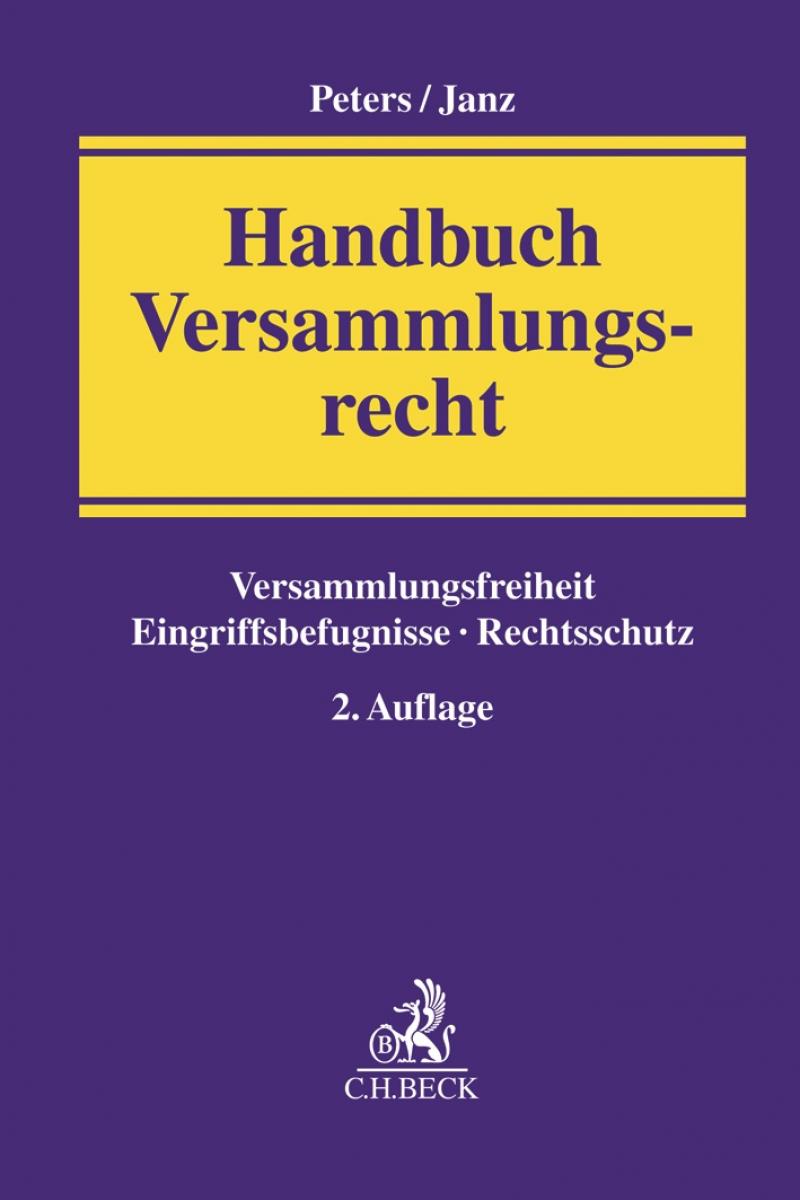 Handbuch Versammlungsrecht | Peters