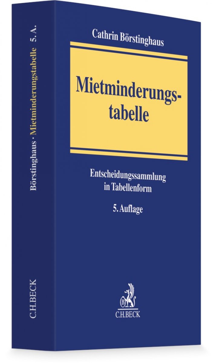 Mietminderungstabelle | Börstinghaus