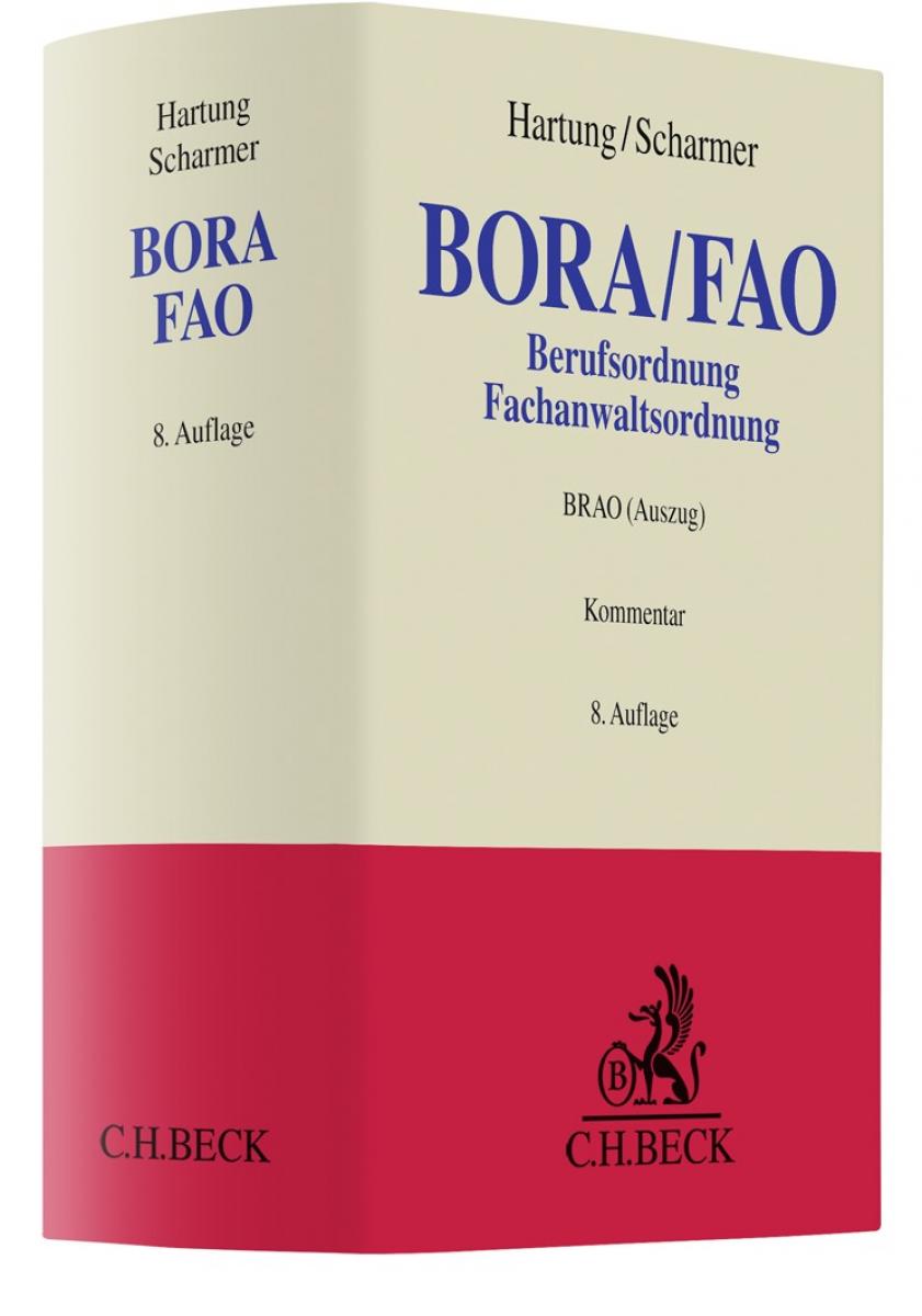 Berufs- und Fachanwaltsordnung: BORA/FAO | Hartung