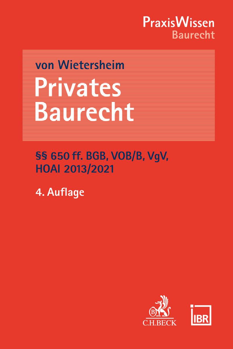 Privates Baurecht | v. Wietersheim