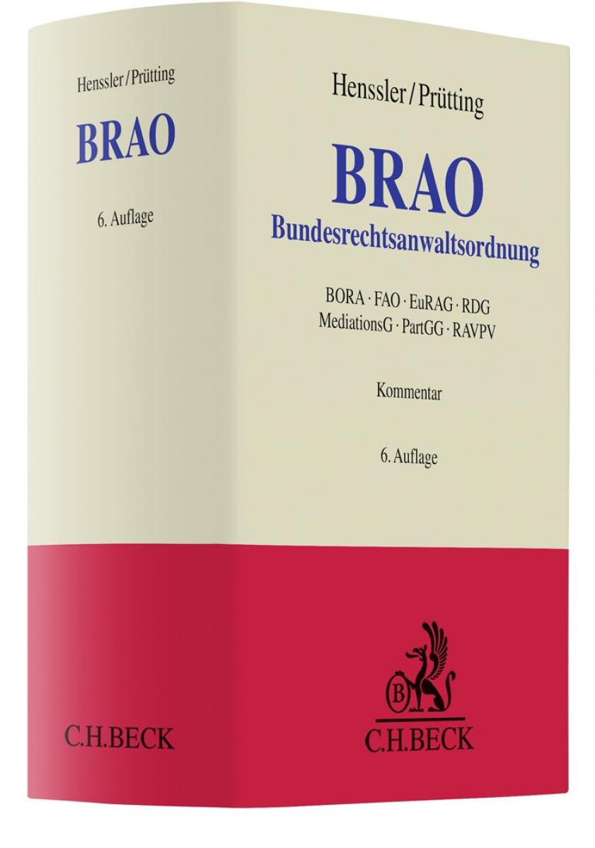 Bundesrechtsanwaltsordnung: BRAO | Henssler